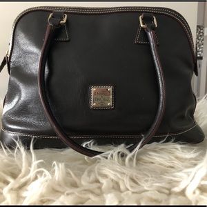 Dooney & Bourke dark brown satchel